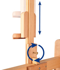 MABEF Studio Easel H with Crank