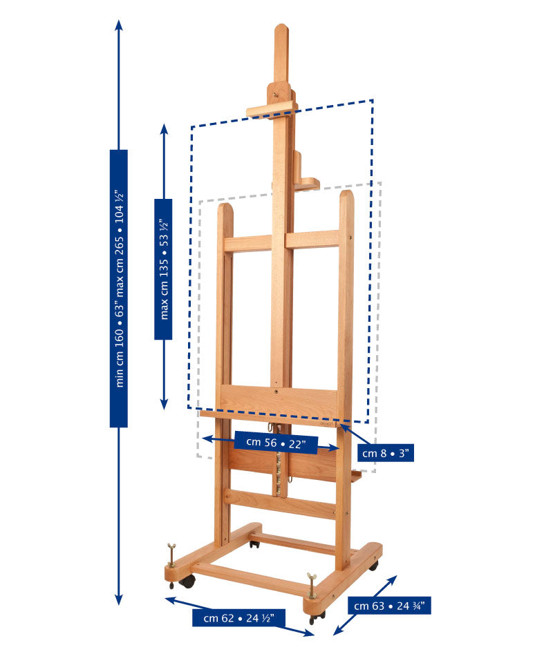 MABEF Studio Large Double-Sided Studio Easel