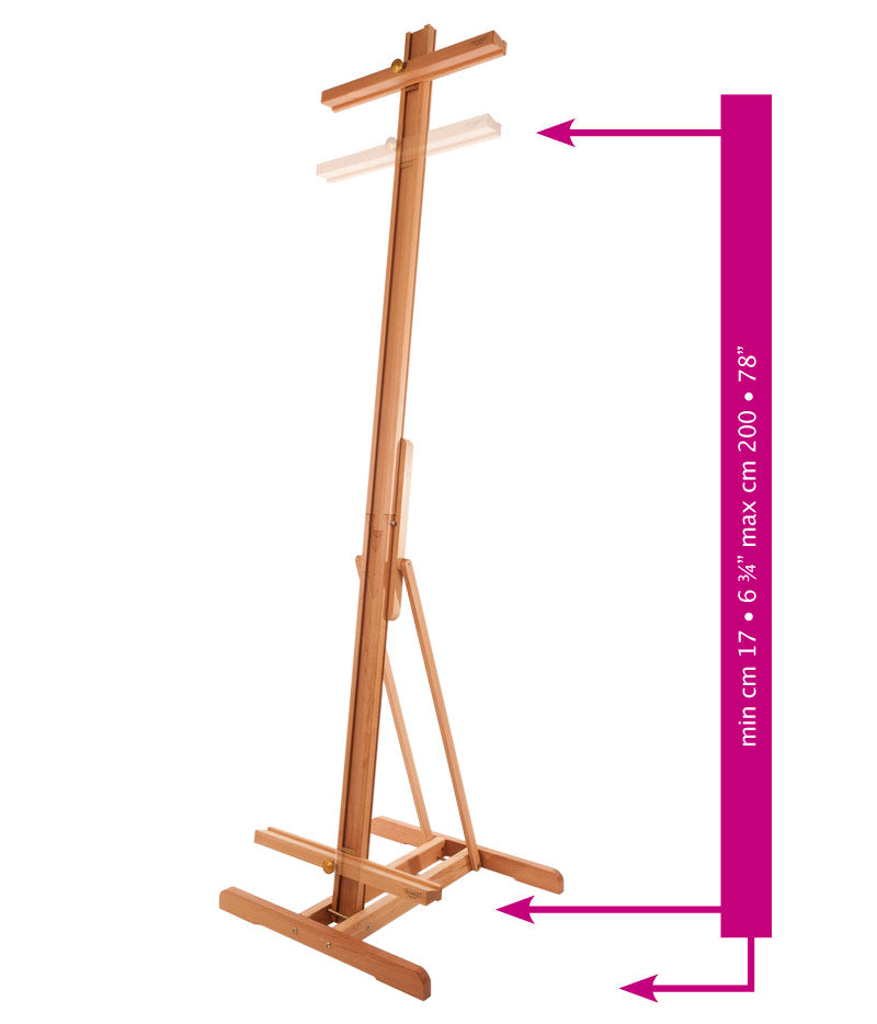 MABEF Universal Convertible Beechwood Studio Easel