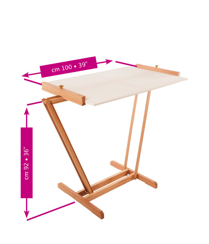 MABEF Universal Convertible Beechwood Studio Easel