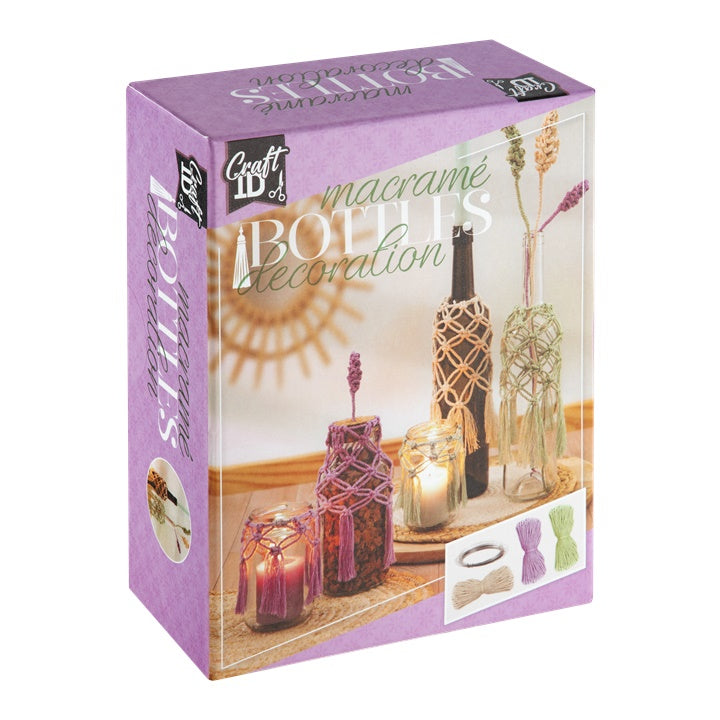 Macramé Bottle Decoration Set — image 1