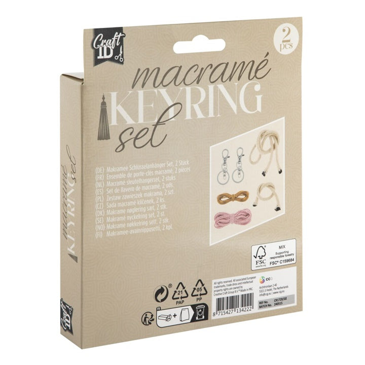 Macramé Keychain Making Set of 2 — image 2