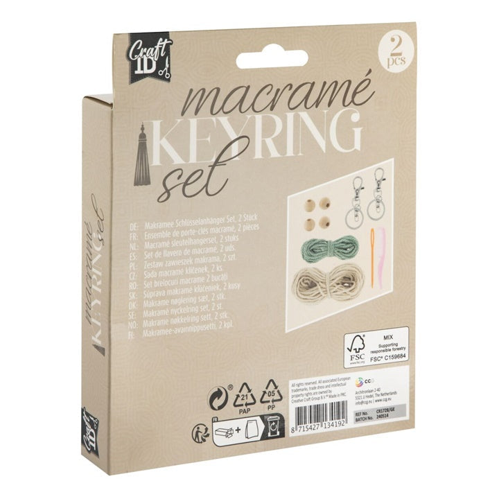 Macramé Keychain-Making Set, Set of 2 — image 2
