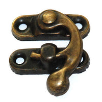 Metal Clasp, Dark Brass, 1 pc