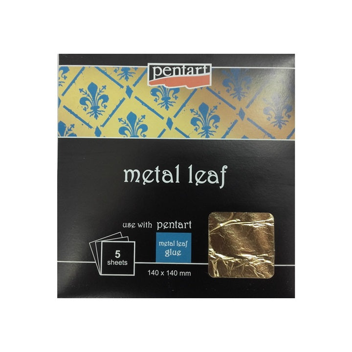 Metal Leaf Sheets 140x140 mm – 2486 copper