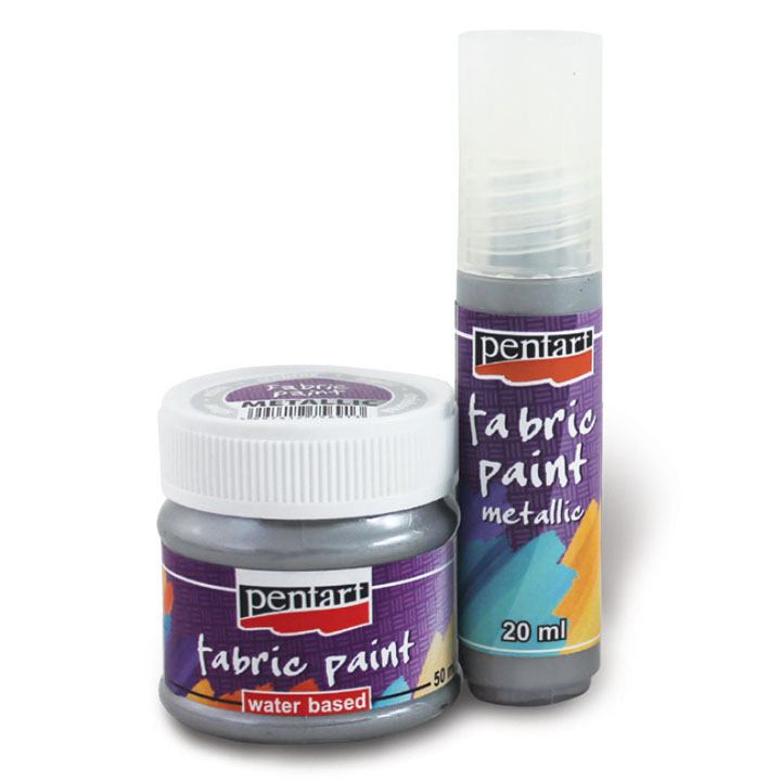 Metallic Fabric Paint - 20 ml | various colors — image 4