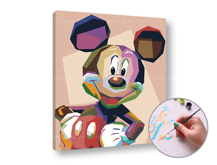 MICKEY MOUSE Paint by Numbers | Low Difficulty - image 2