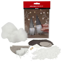 Mini Christmas Elves Craft Set, Gray - image 2