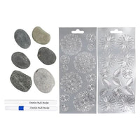 Mini Creative Stone Decorating Set - Blue — image 4