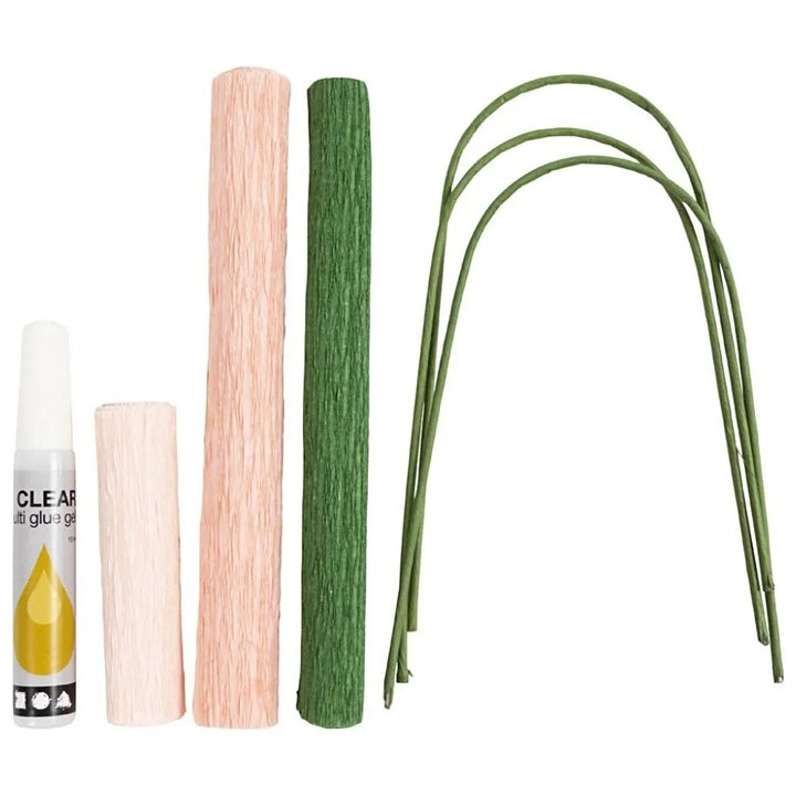 Mini Crepe Paper Carnation Set — image 1