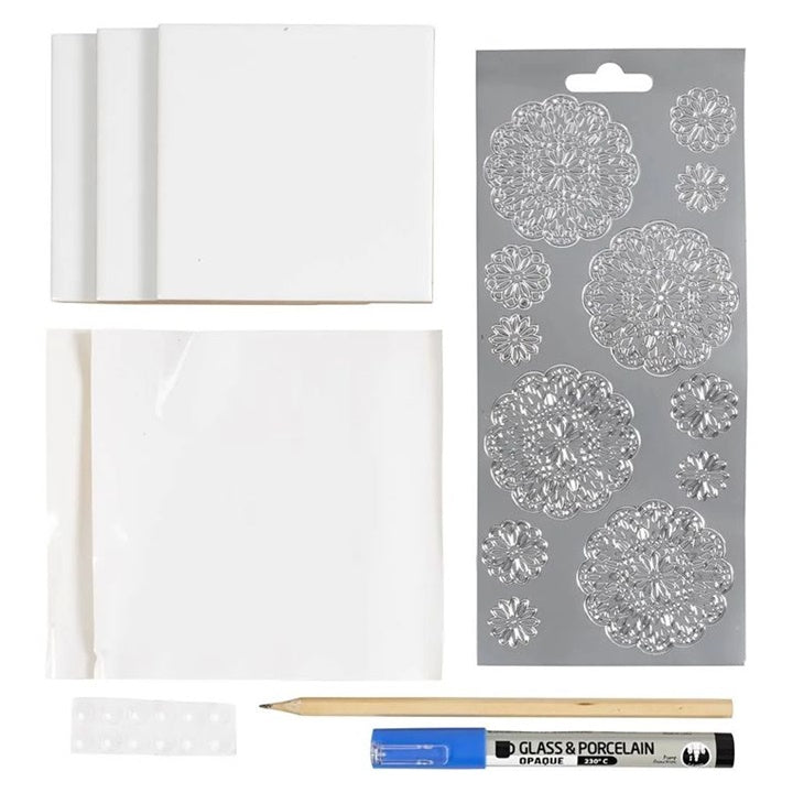 Mini Porcelain Painting Set - Coasters — image 3