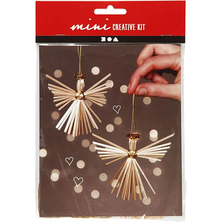 Mini Straw Angel Craft Set — image 1