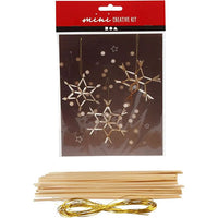 Mini Straw Snowflake Craft Set — image 2