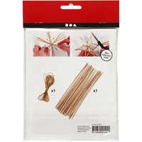 Mini Straw Snowflake Craft Set — image 3