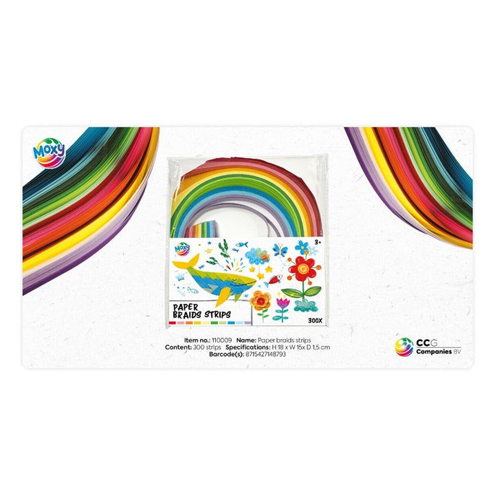Mixed-Color Paper Strips | 300 pcs — image 2