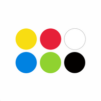 Molenaer Acrylic Paint Set 6 x 75 ml - Assorted Colors