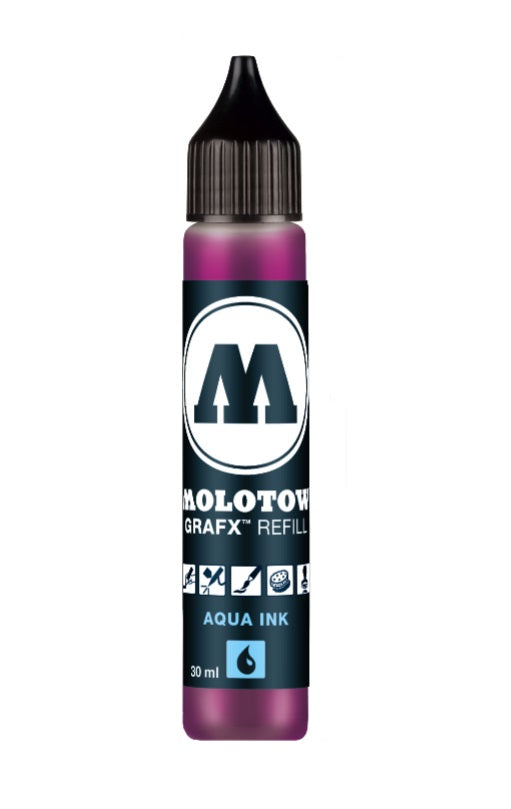 MOLOTOW GRAFX Aqua INK Replacement Refill - 30 ml | various colors