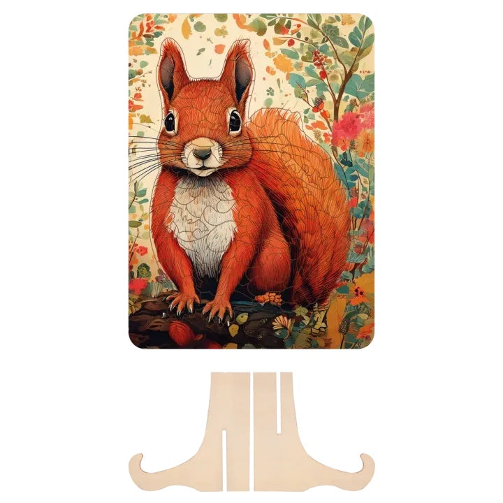 MOXY Wooden Puzzle, Squirrel, 130 pcs