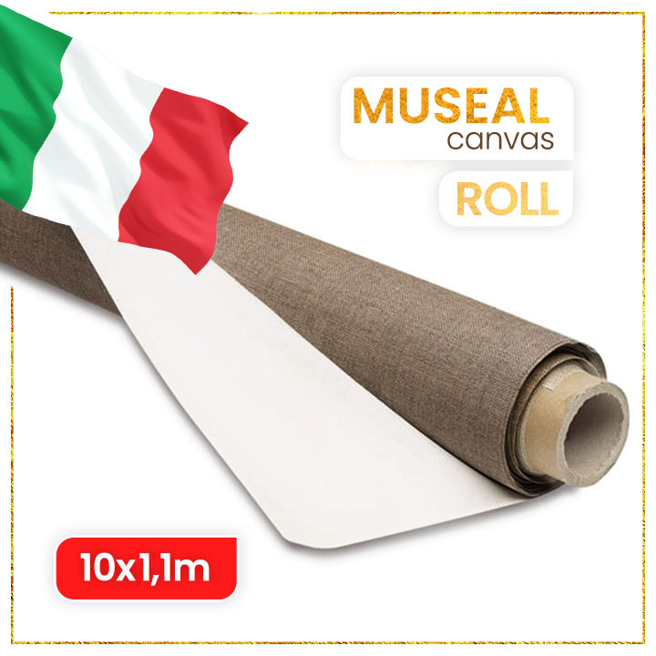 MUSEAL Linen Canvas on a 10-Meter Roll, Various Widths — image 5