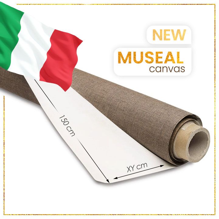MUSEAL Linen Canvas on a Roll, Various Lengths — Image 10