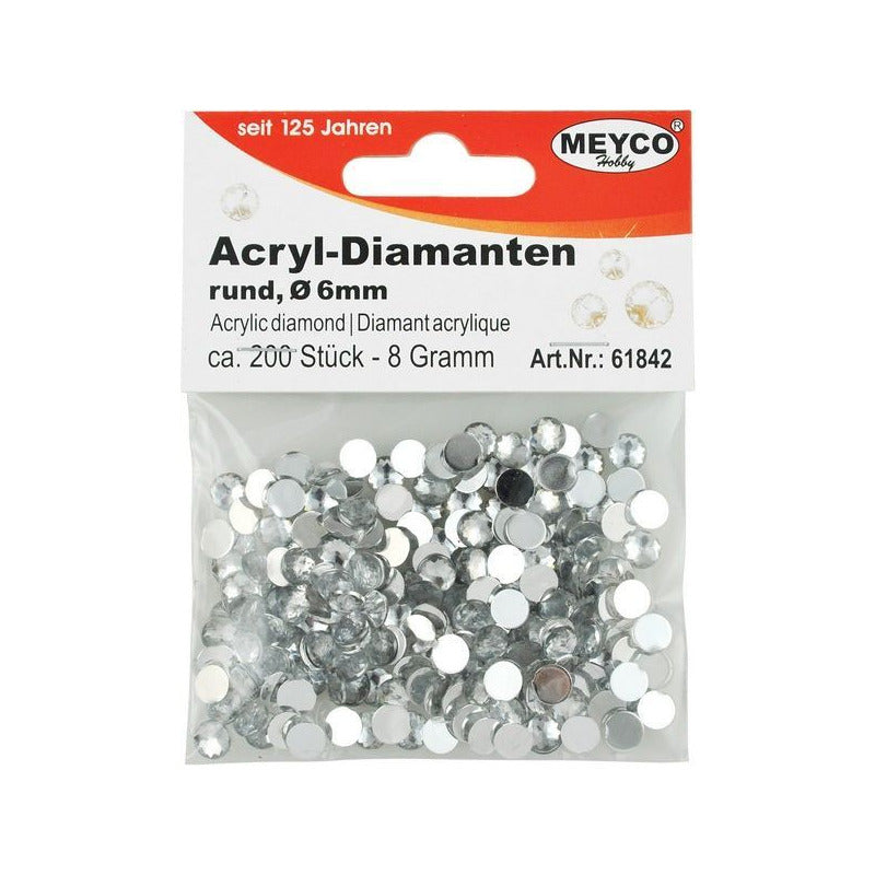 Acrylic Diamonds – 6 mm (200 ks)