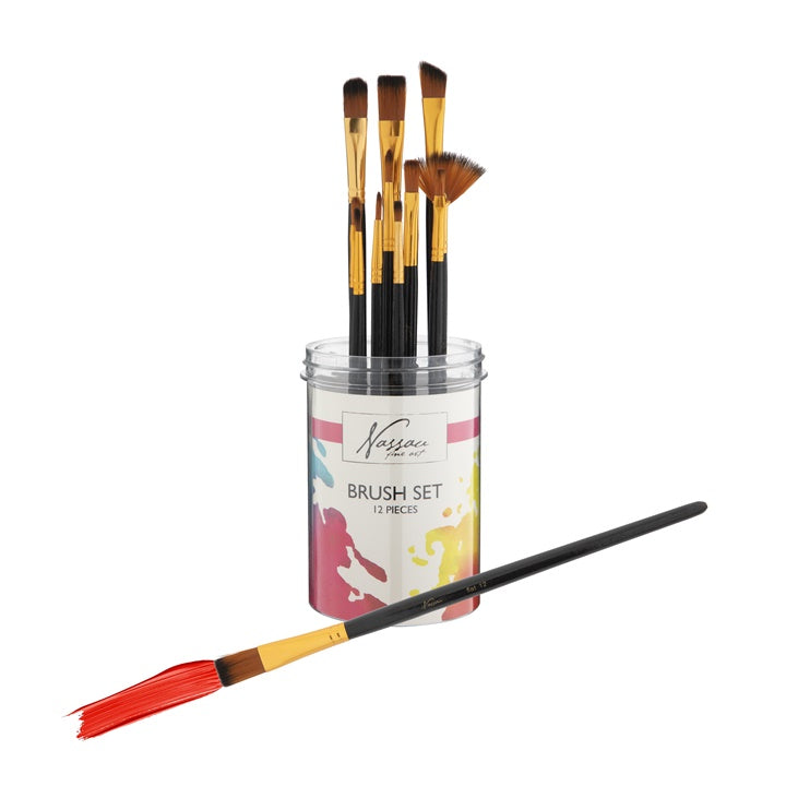 Nassau Brush Set in Plastic Case - Image 5