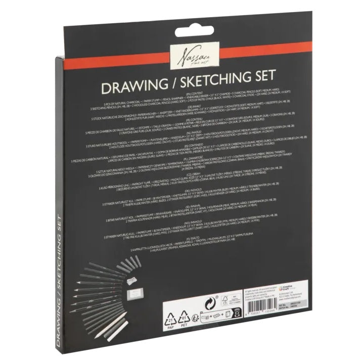 NASSAU Drawing / Sketching Set of 24, image 3