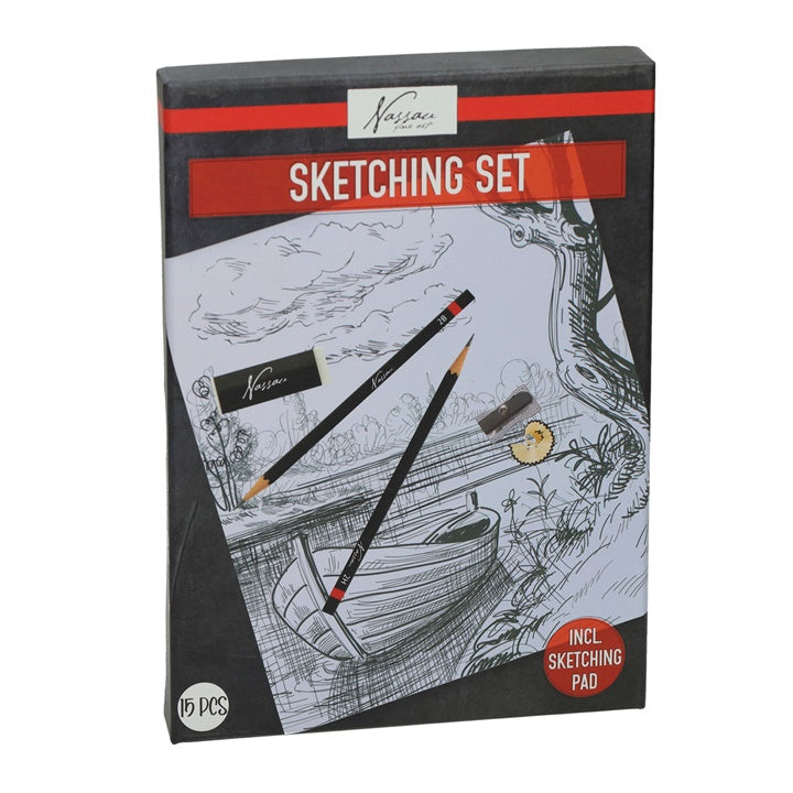 Nassau Sketching Set, 15-Piece, Image 1
