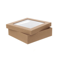 Natural Cardboard Box with Transparent Window | various sizes — image 3