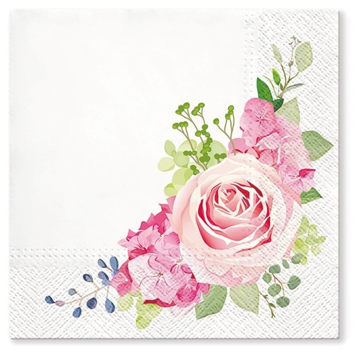 Nostalgic Rose Decoupage Napkins - 1 pc