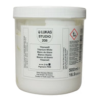Oil color LUKAS Studio - 500 ml Titanium White