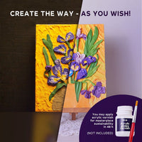 OKTO 3D Creative Set “Irises” 30 x 40 cm — image 1