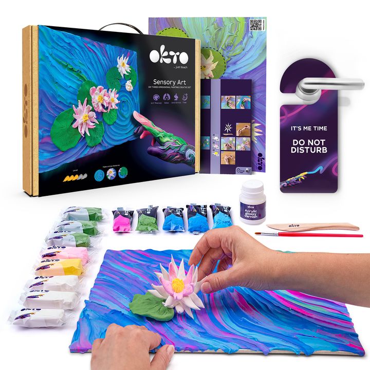 OKTO 3D Creative Set “Water Lilies” 30 x 40 cm, image 2