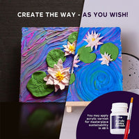 OKTO 3D Creative Set “Water Lilies” 30 x 40 cm, image 6
