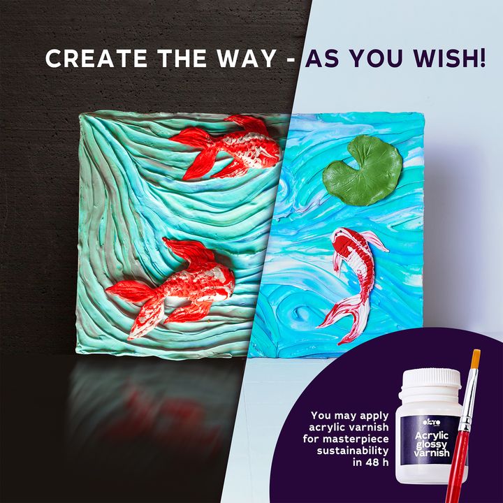 OKTO Creative 3D Set “Fish” 30 x 40 cm — image 5