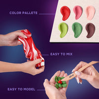 OKTO Succulent Modeling Clay Set, 21 x 21 cm, DESIRE, image 5