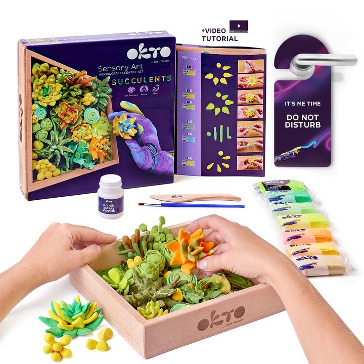 OKTO Succulent Modeling Clay Set 21 x 21 cm Energy — image 2