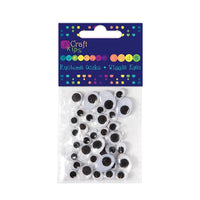 Oval Wiggle Eyes - 36 pcs