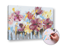 Paint by Numbers ABSTRACT FLOWERS | Low Difficulty — image 1
