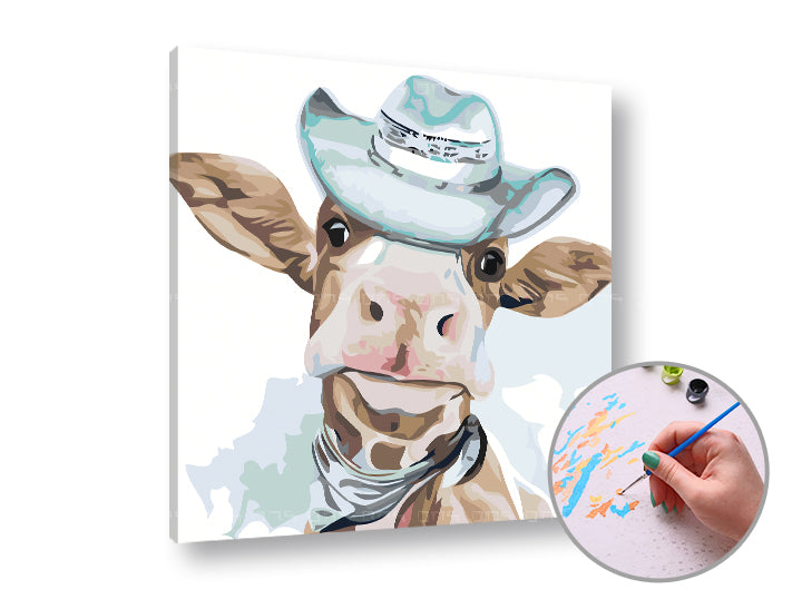 Paint by Numbers Body with a Cap | Low Difficulty — image 3