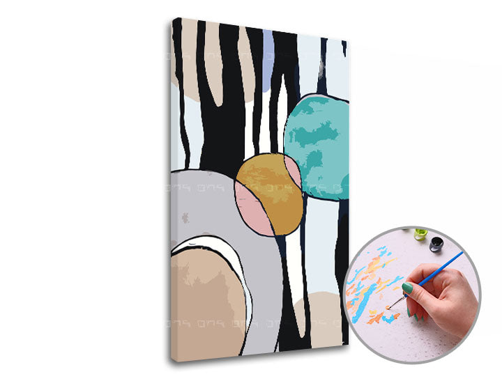Paint by Numbers Colorful Abstract | Low Difficulty - image 2