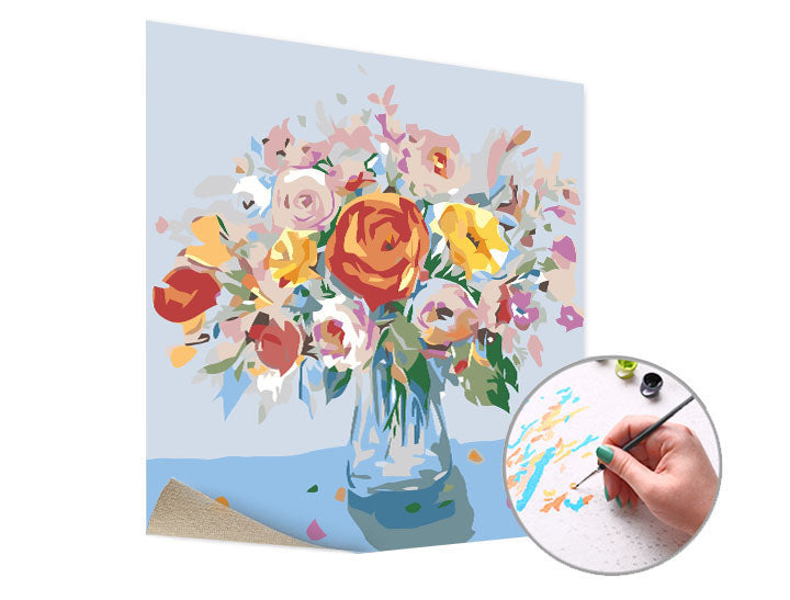 Paint by Numbers Colorful Packaging – without frame