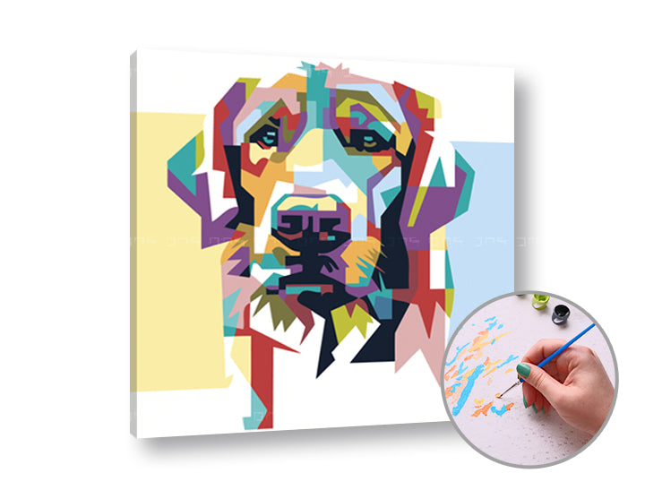 Paint by Numbers DOG LOVELY | Low Difficulty - image 3