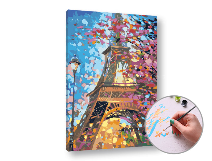 Paint by Numbers EIFFEL TOWER | High Difficulty — image 1