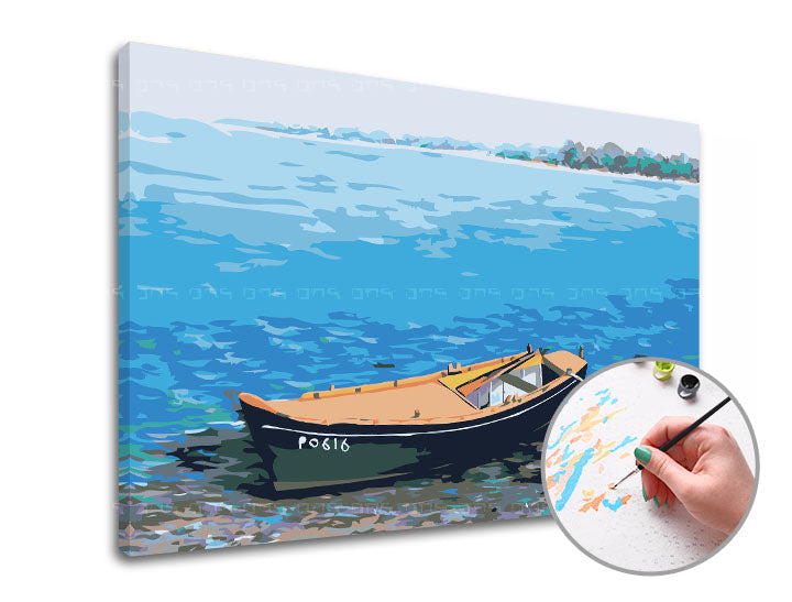 Paint by Numbers Fishing Article | Low Difficulty — image 1