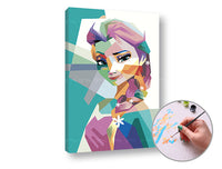 Paint by Numbers FROZEN ELSA | Low Difficulty — image 1