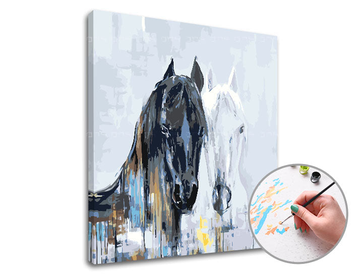 Paint by Numbers HORSE MAJESTY | Difficulty: Easy | ARTMiE
