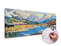 Paint by Numbers IN THE MOUNTAINS | Low Difficulty - image 1