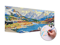 Paint by Numbers IN THE MOUNTAINS | Low Difficulty - image 3