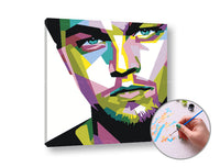 Paint by Numbers LEONARDO DICAPRIO | Low Difficulty — image 3